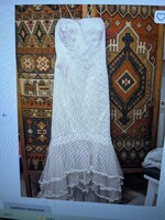 ART'Z MODELL női 34-36-os, női XS-S-es  ekrű színű menyasszonyi ruha, esküvői ruha