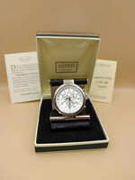 2007 Ritka! DALVEY SCOTLAND WORLD TRAVELLER WATCH Pocket watch óra zsebóra VINTAGE ISA 8153 szerkeze