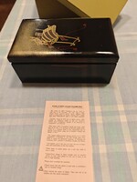 Japán zenélő AIZU lakkdoboz, ékszerdoboz