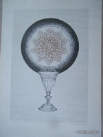 Ábrahám Rafael: Kehely  38 x 26 cm  A 80-as években kiállításra