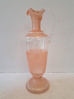 Secession Style Glass Jug, Perfect, with Broken Base