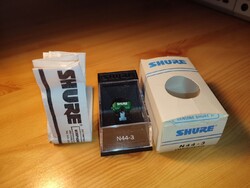 Soha nem használt! SHURE 78rpm mono N44-3 IMPROVED lemezjátszó tű STYLUS ORIGINAL vintage