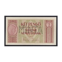 Magyarország,2 pengő 1938 - MINTA aUNC+