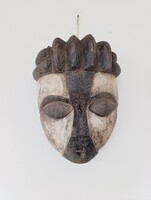 Antik afrikai Igbo népcsoport fa maszk Nigéria africká maska afrikanische Maske M7 667 6181