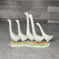 Aquincum Budapest libasor porcelán dísz