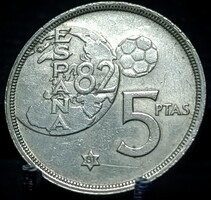 Spanyolország 5 pezeta 1980 "81" verde 04D4