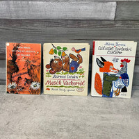 Babits Mihály: Itt van az alkony, jó takaró; Kormos István: Mesék Vackorról; Móra Ferenc: Csilicsali Csalavári Csalavér retro mesekönyv csomag