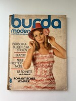 Retro burda magazine June 1971 - German language