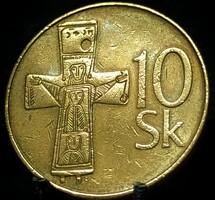 Szlovákia 10 korona 1993 05D4