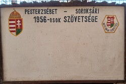 Hatalmas 1956-os Pesterzsébet / Soroksár Tábla