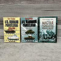 Kurt Rieder: A III. Birodalom Páncélosai; A II. Világháború páncélosai; Magyar csatahelyek enciklopédiái könyvcsomag