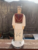 Vintage, antropomorf, görög gárda (Evzone) formájú ouzo üveg.