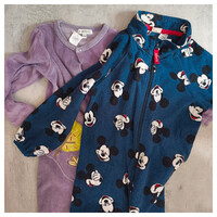 Plüss kislány pizsama szett 92-104