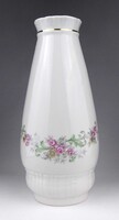 1Z044 Virágmintás lengyel Wloclawek porcelán váza