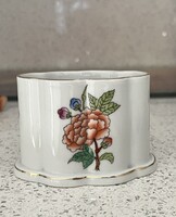 Herendi eton mintás fogvájó tartó porcelán, mély tálka
