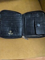 Vintage Mulberry England férfi fekete bőr pénztárca