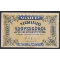 Magyarország,10.000.000 adópengő 1946 F