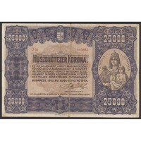 Magyarország,25000 korona 1922 F