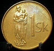 Szlovákia 1 korona 1994 07F4