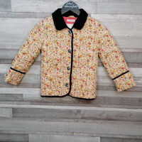 Marks & Spencer Indigo virágos lány kabát 140