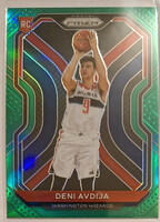 Deni Avdija NBA Panini Prizm RC Green 2020-2021 kosárlabdakártya