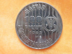 Magyar Népköztársaság 100 Forint 1983 FAO - Több gabonát a világnak -