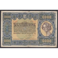Magyarország,100.000 korona 1923 F
