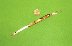 Régi bicska, gyűjteményből. Kés, bicska, tőr, borotva.