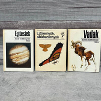 Móra búvár zsebkönyvek: Égitestek; Ejtőernyők siklószárnyak; Vadak könyvcsomag