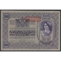 Ausztria,10000 kronen/korona 1919 - DEUTSCHÖSTERREICH EF+