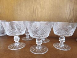 Ólom kristály poharak 5 db