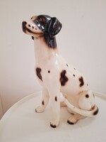 Régi Nagyméretű Porcelán Dalmata Kutya
