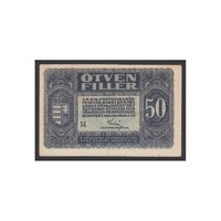 Magyarország,50 fillér 1920 - 14 sorozat F+