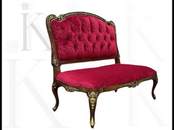 Klasszikus neobarokk Chesterfield stílusú kanapé
