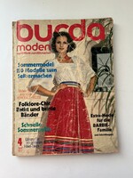 Retro burda magazine 1977. April - German language
