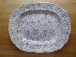 Antik angol William Smith & Co. "Vedgwood" fajansz tál - ritkaság, gyűjtői darab