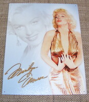 Marilyn Monroe fémtábla