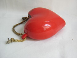 Drasche porcelán szív alakú fali dísz váza