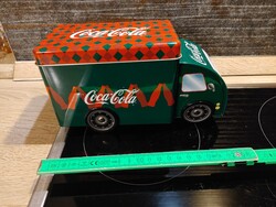 Coca Cola fém teherautó doboz