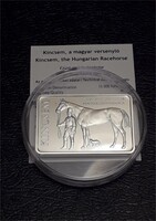 2024. évi Kincsem a magyar versenyló ezüst emlékérem Proof