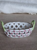 Herendi mályva mintás kosárka