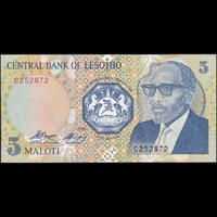 Lesotho 5 Maloti 1989 P-10 UNC