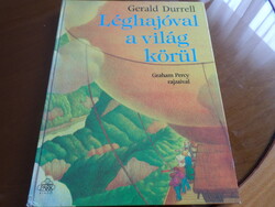 GERALD DURELL  Léghajóval  a világ  körül Graham Percy rajzaival, 1990