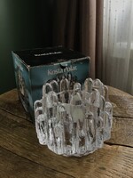 Régi Kosta Boda üvegmécses dobozában, új. Kosta Polar Design: Wärff
