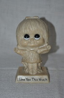 I Love You Much 1970 Vintage Russ Berrie figura  ( DBZ 002 )