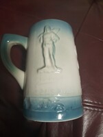 Zsolnay miner's mug