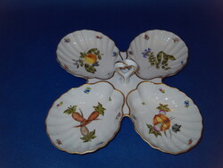 Herendi Zöldség mintás Kináló szívfogóval NAGYON RITKA !