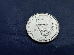 KONGÓI DEM. KÖZT. 1 FRANK 2004 II.JÁNOS PÁL! PAP! OROSZLÁN! UNC!