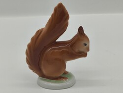 Retro régi Hollóházi porcelán vörös mókus eladó!  TP27