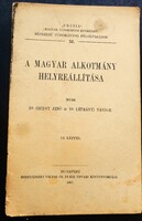 A magyar alkotmány helyreállítása (1849-1867) - Uránia füzetek 52. (1907)